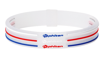 Браслет 3line (белый-красный-синий) PHITEN TE53006